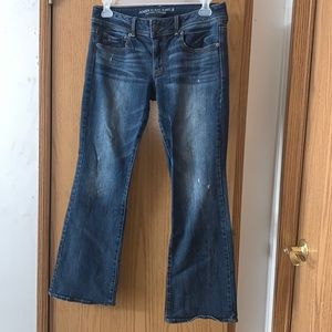 American Eagle “Kick Boot Stretch” Denim Jeans. 11/12 Short Juniors/Womens